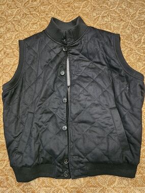 Jos. A. Bank Quilted Black Men's Vest